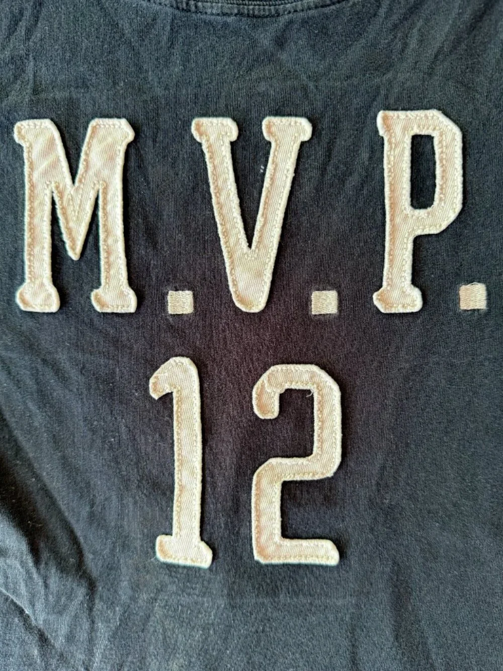 Carter's Boys MVP 12 Varsity Graphic Tee Size 8 Short Sleeve Black T-Shirt
